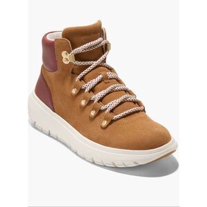 COLE HAAN Grand Raelyn Watetproof Hiking Suede Boots Size 9.5 NWB
